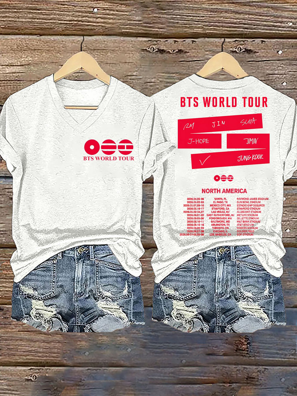 🔥Buy 3 Get 15% Off🔥Retro 2026 Music Tour Print T-Shirt