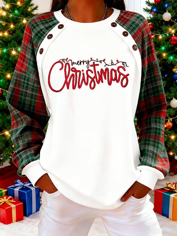 🦌Buy 3 Get 15% Off🦌Women's Merry Chrismas Print Sweatshirt