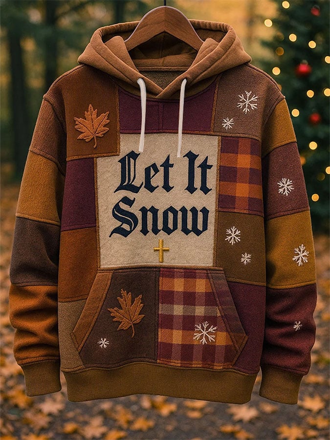 🦌Buy 3 Get 15% Off🦌Women's Casual Retro Print Long Sleeve Hooded Sweatshirt