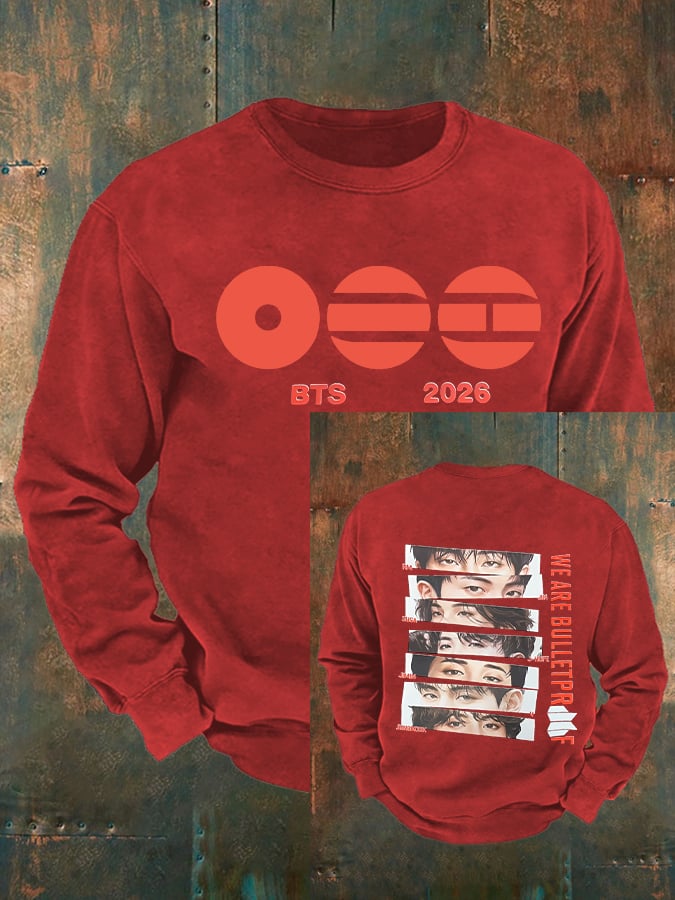 🔥Buy 3 Get 15% Off🔥Men's K-pop Print Sweatshirt