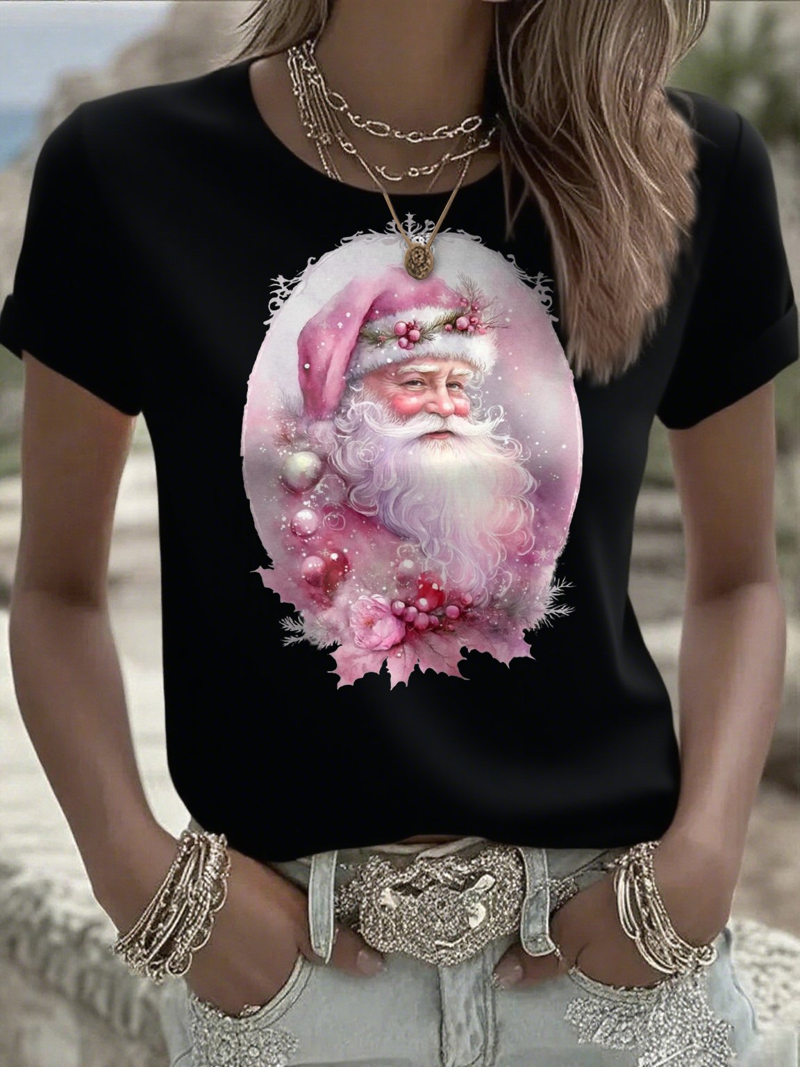 🦌Buy 3 Get 15% Off🦌Women's casual Christmas T-shirt
