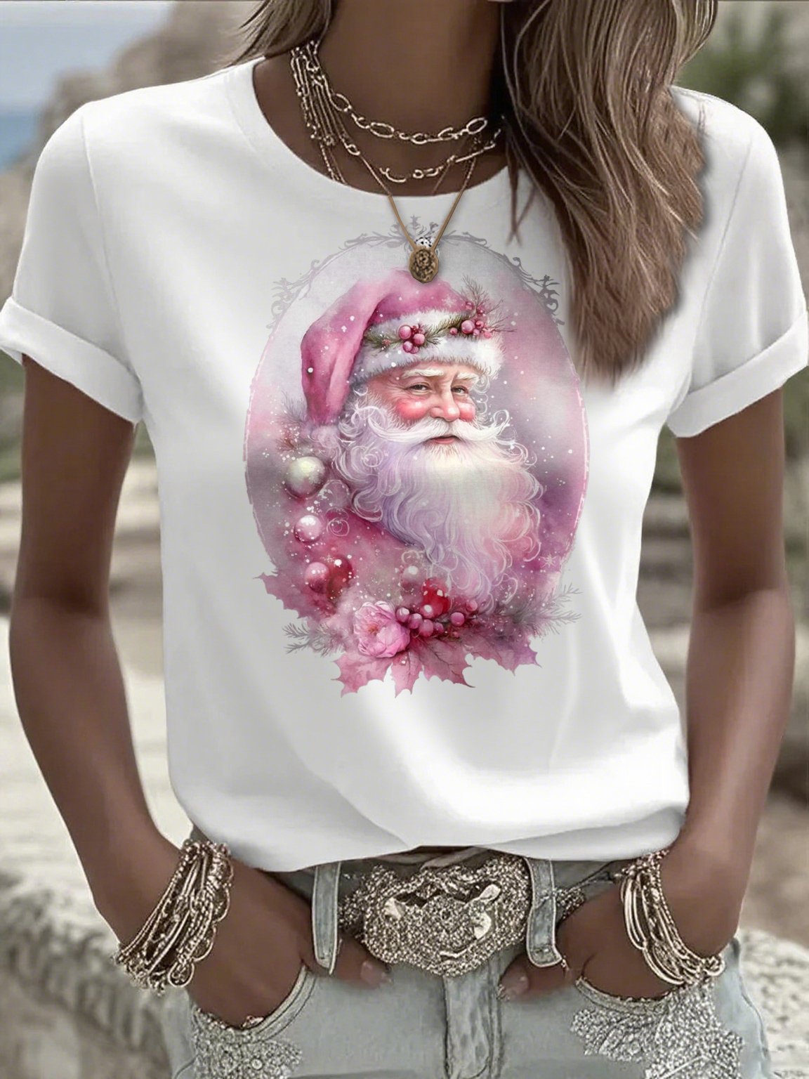 🦌Buy 3 Get 15% Off🦌Women's casual Christmas T-shirt