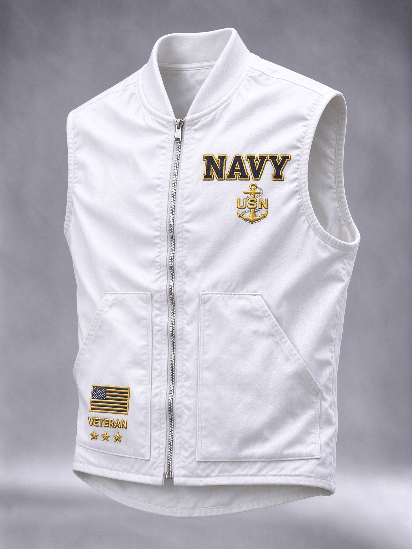 Men's Veteran Pride Printed Vest