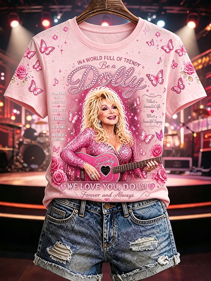 Country Singer Commemorative Printed T-Shirt