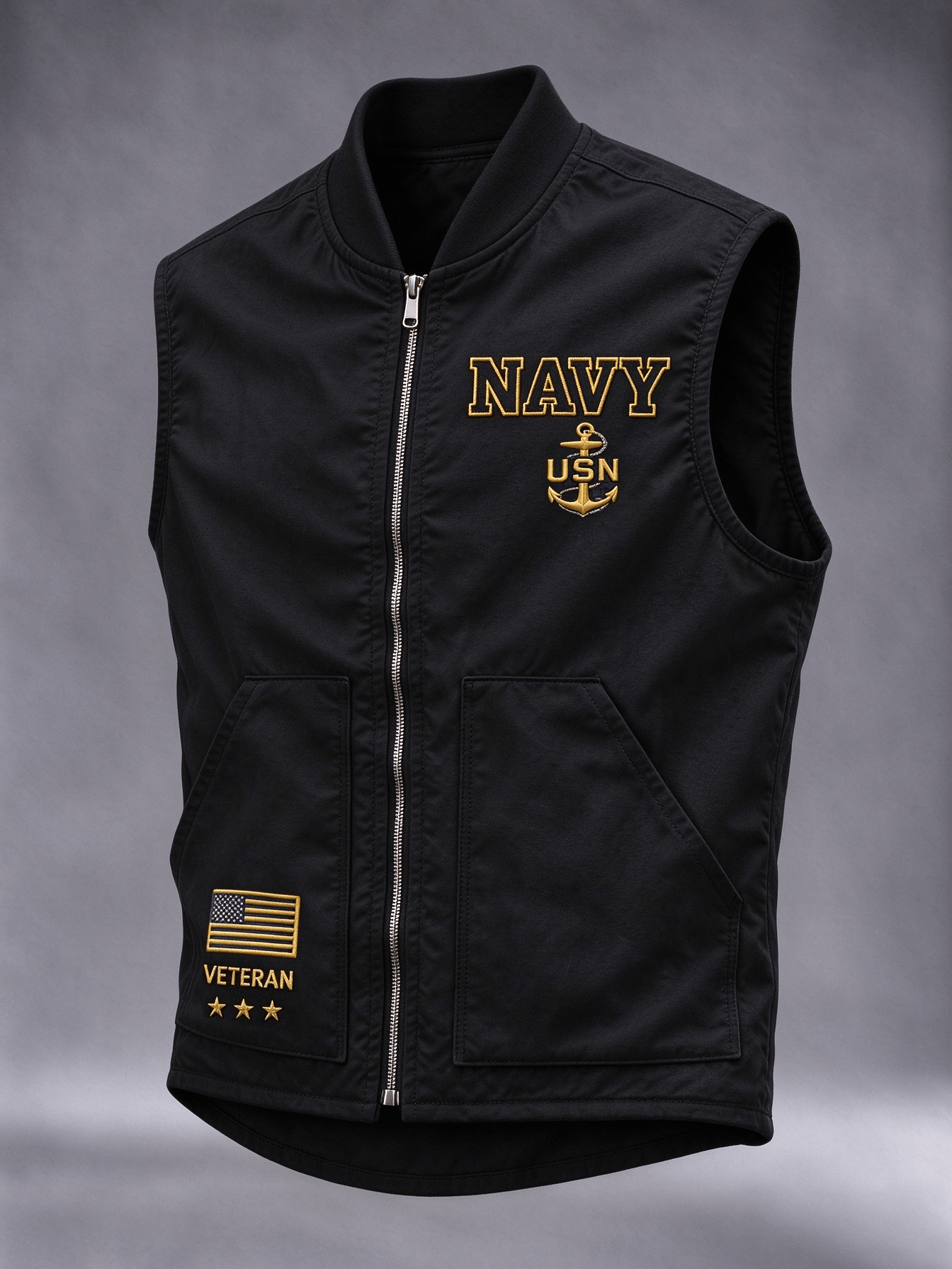 Men's Veteran Pride Printed Vest