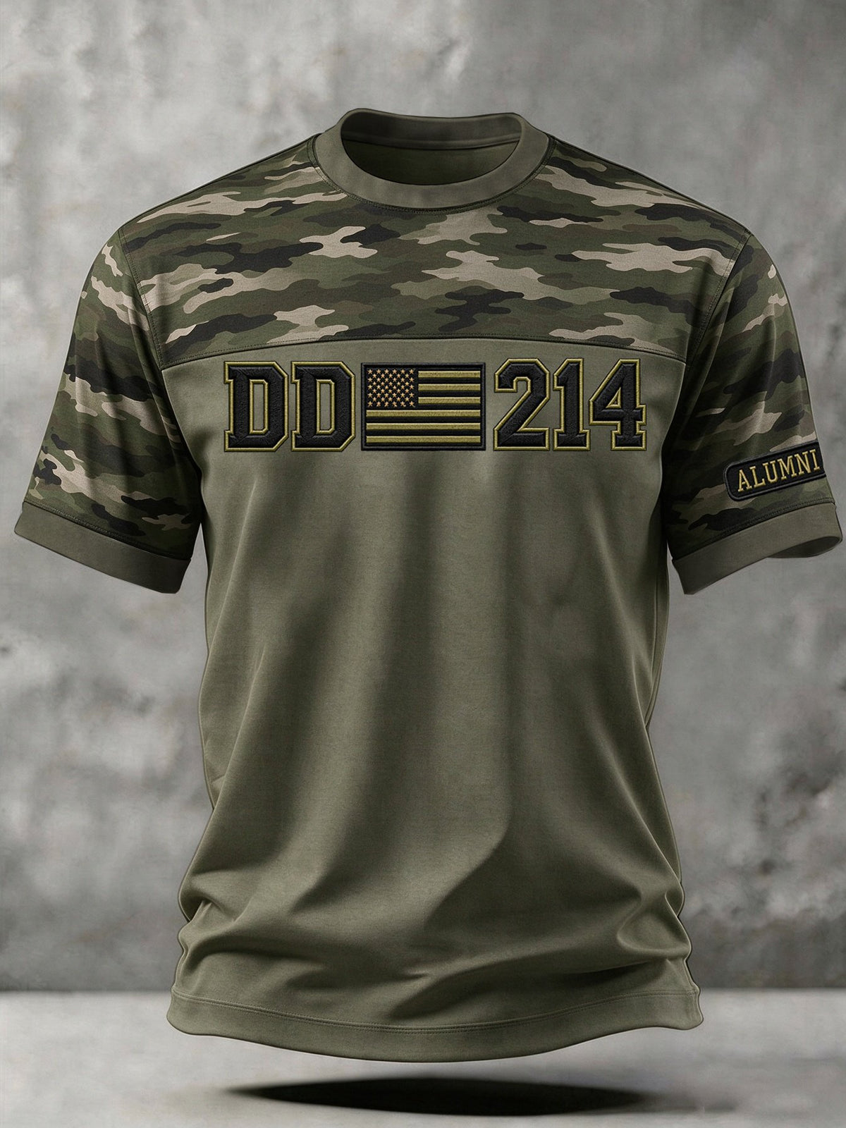 Men's Veteran Pride DD-214 Printed T-shirt