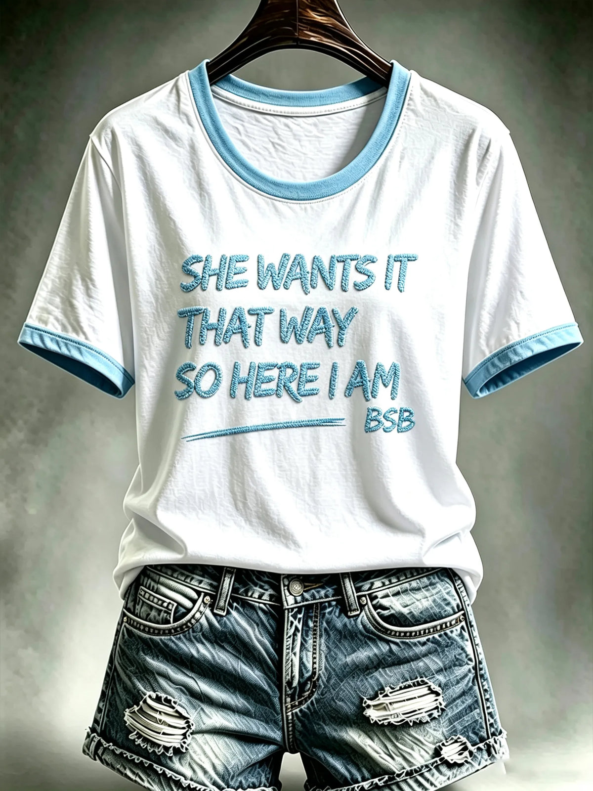 Bedrucktes Damen-T-Shirt für Tourneemusik