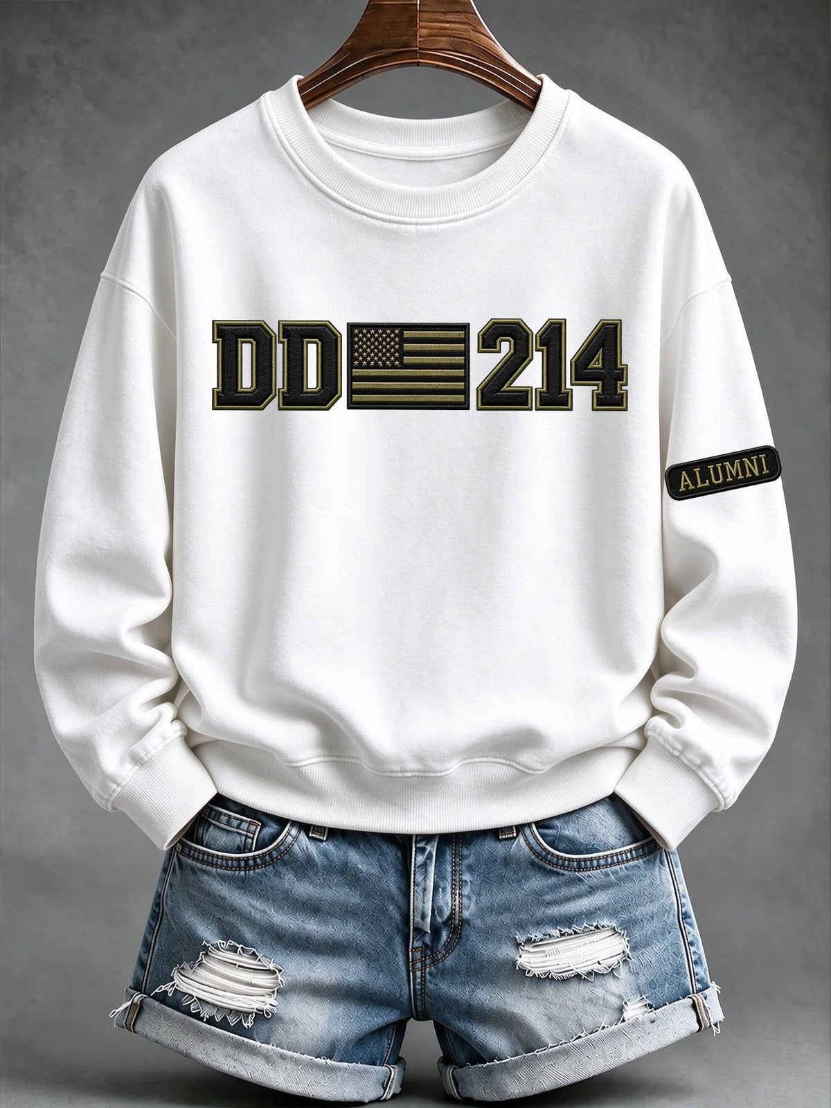 Women's Veteran DD-214 Print Casual Top