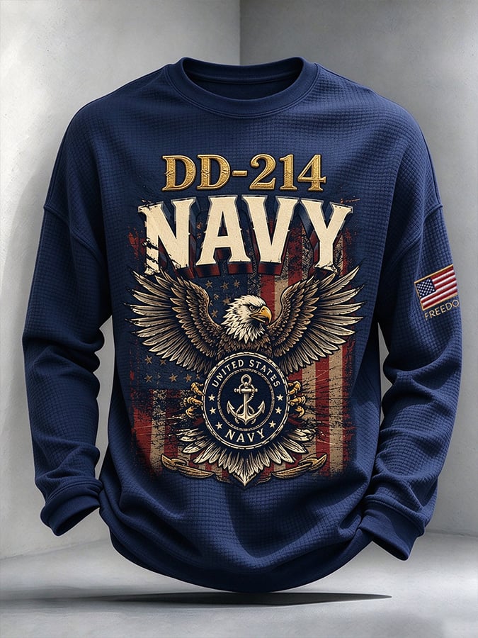 Retro US Navy Printed Top