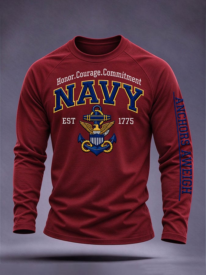Men's U.S. Veterans Day Print Raglan T-Shirt