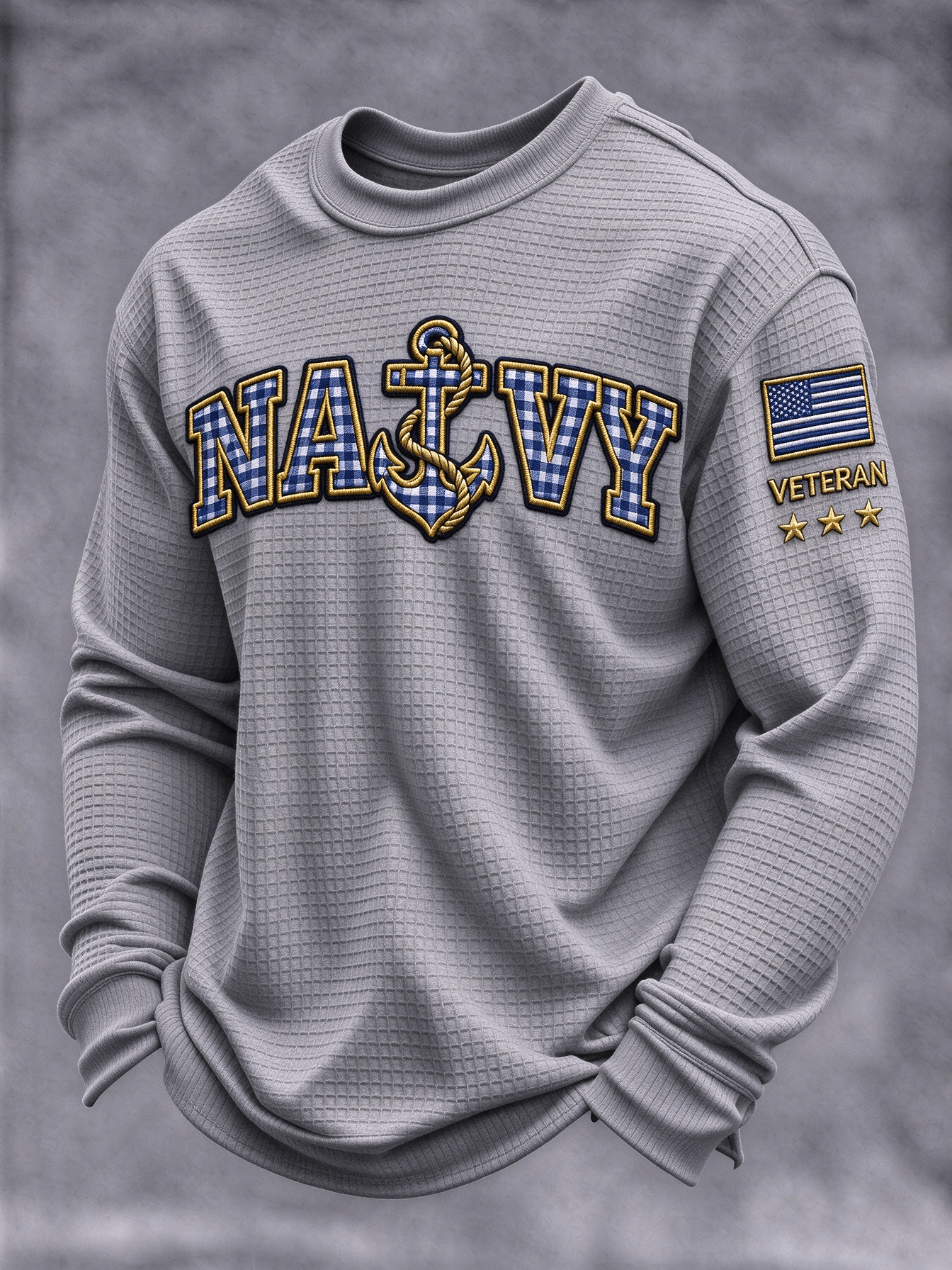 Men's Veterans Day Print Casual Top