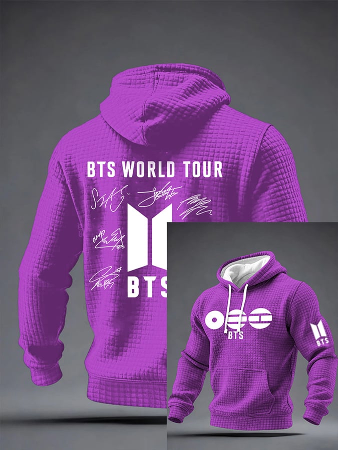 🔥Buy 3 Get 15% Off🔥Men'S 2026 Bts Comeback Printed Hoodie