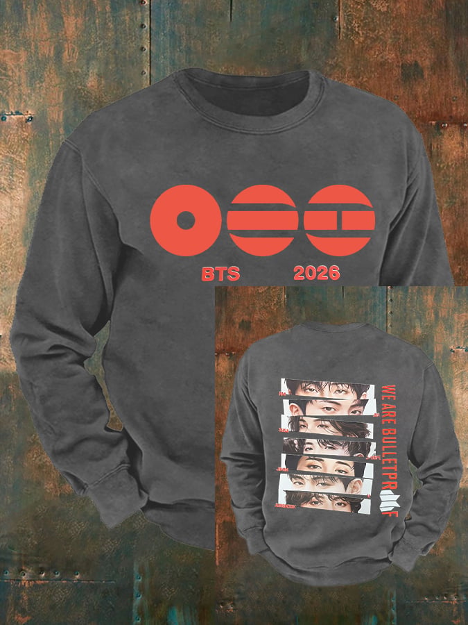 🔥Buy 3 Get 15% Off🔥Men's K-pop Print Sweatshirt