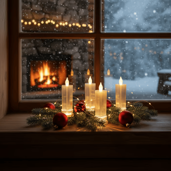 🔥HOT SALE ✨🕯️LED Crystal Candle Lights