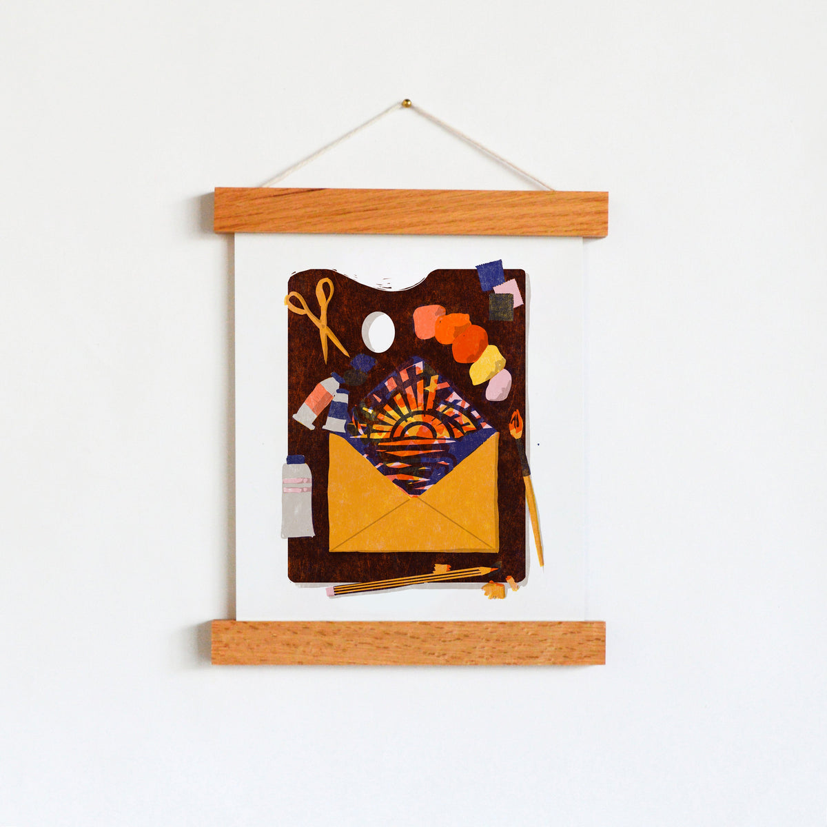 Envelope Palette 8x10 Art Print