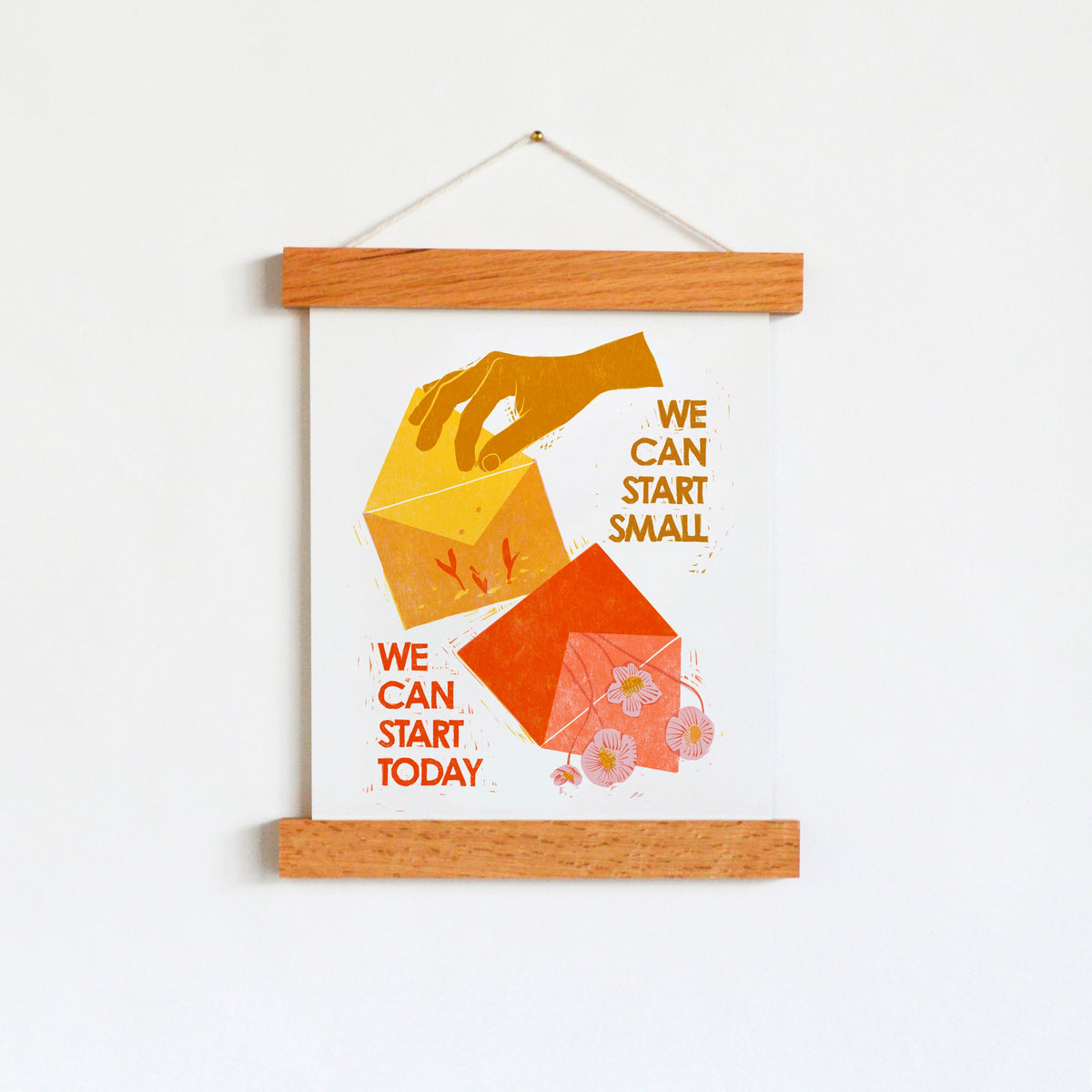 Start Small 8x10 Art Print
