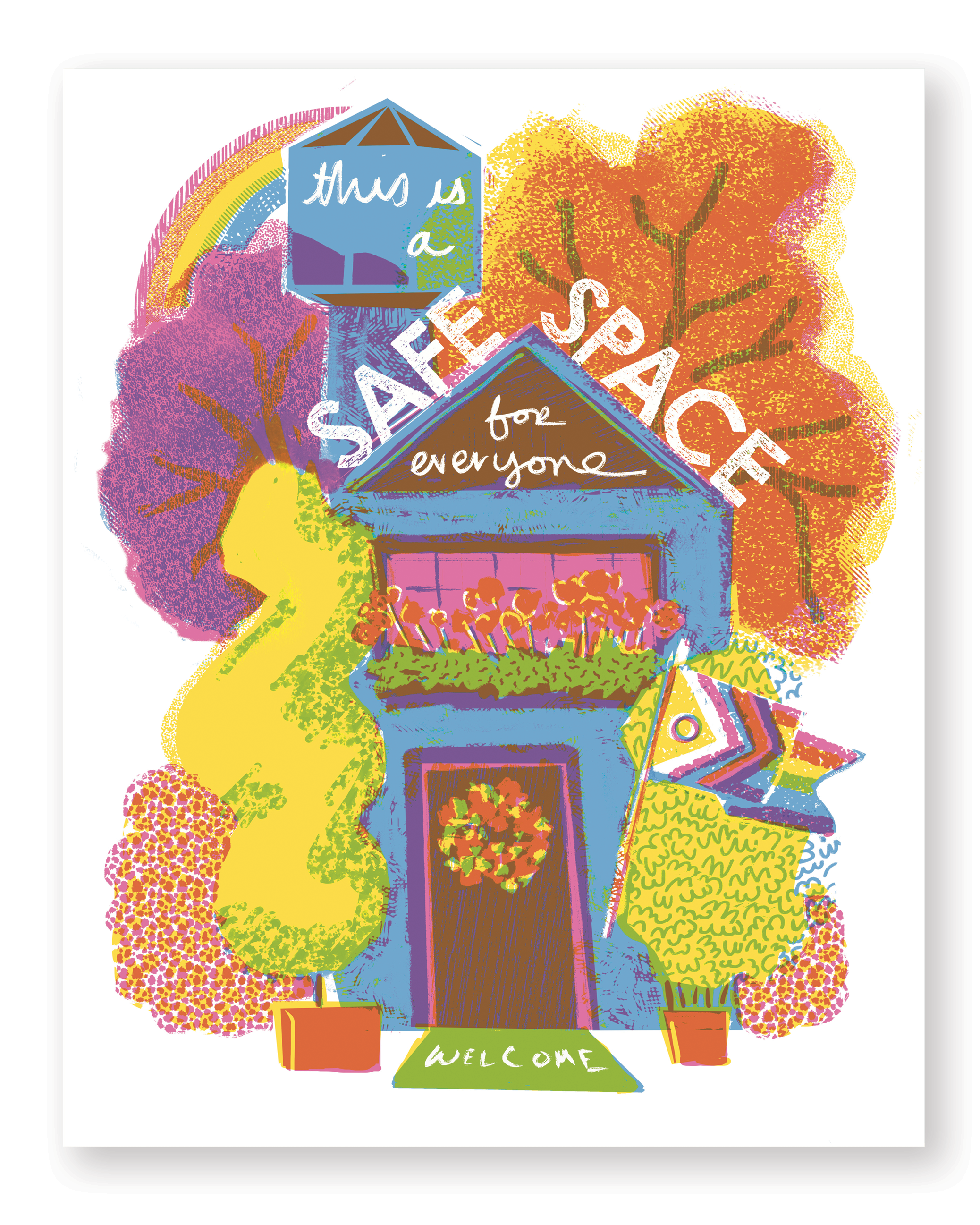 Safe Space (Home) 8 x 10 Art Print