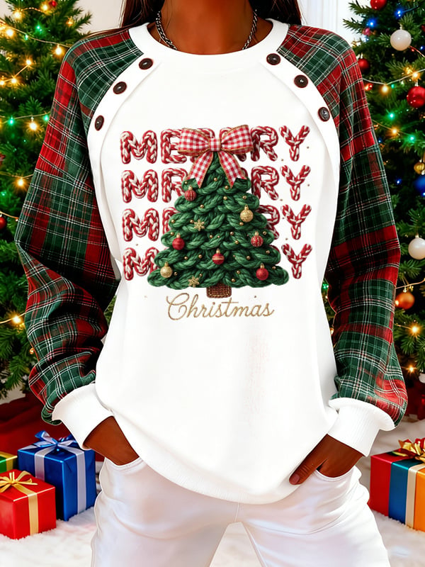 🦌Buy 3 Get 15% Off🦌Women's Merry Chrismas Print Sweatshirt
