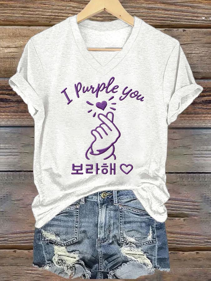 🔥Buy 3 Get 15% Off🔥Women's K-pop Print Casual T-Shirt