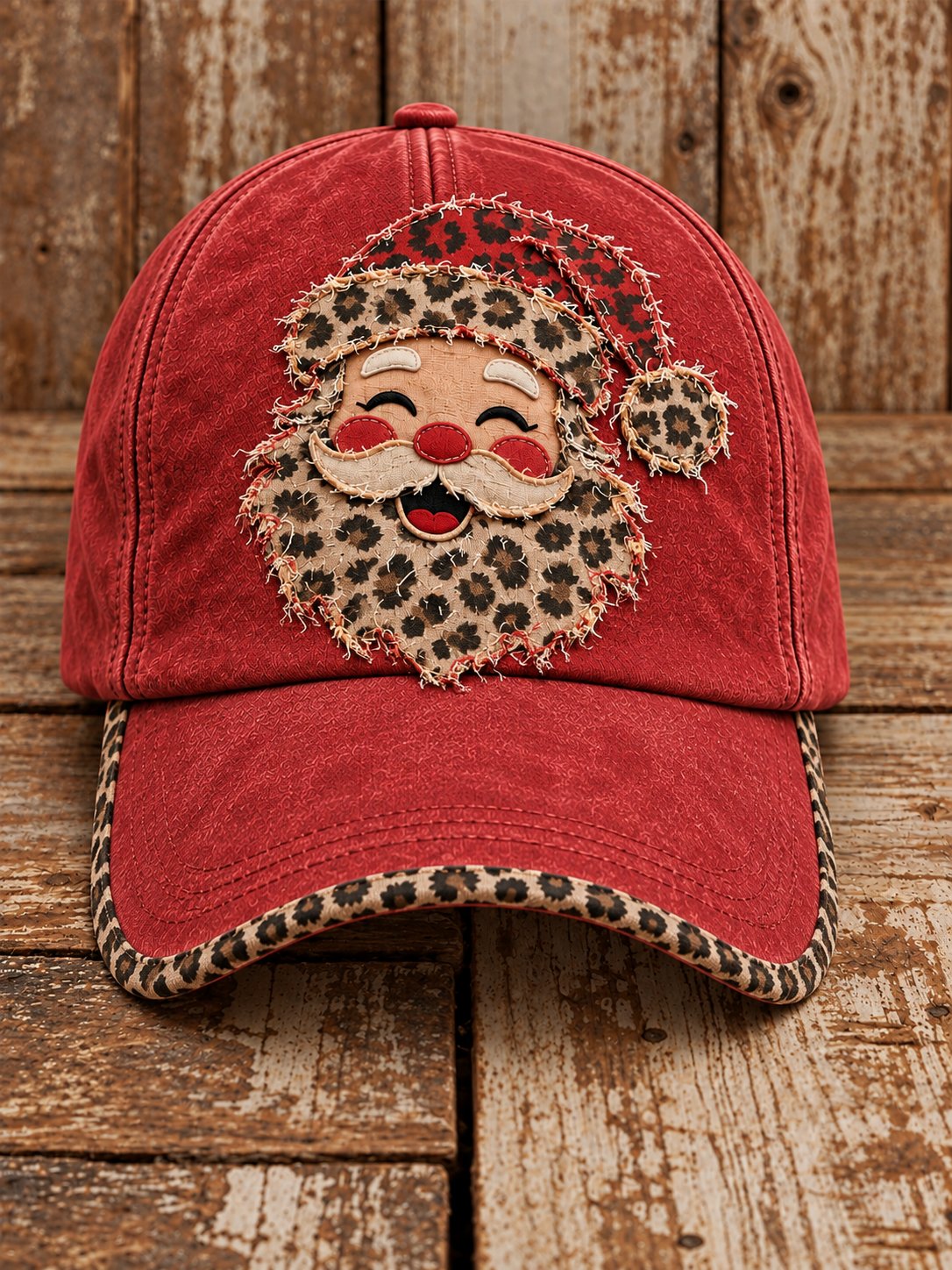 Unisex Christmas Santa Print Baseball Cap