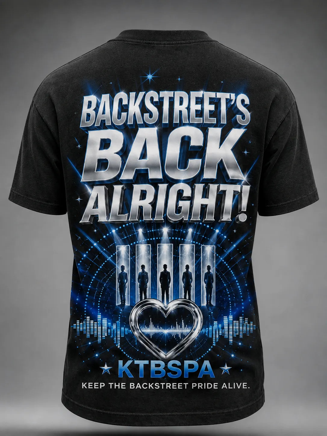 Herren-T-Shirt mit Musikmotiv