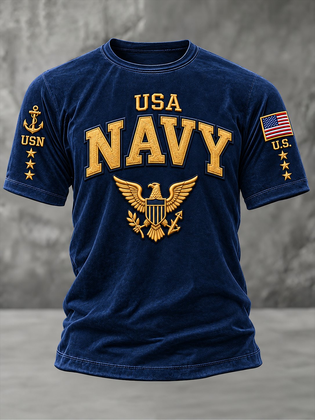 Men's U.S. Veteran Commemorative Print Short Sleeve T-Shirt