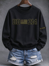 Women's Veteran DD-214 Print Casual Top