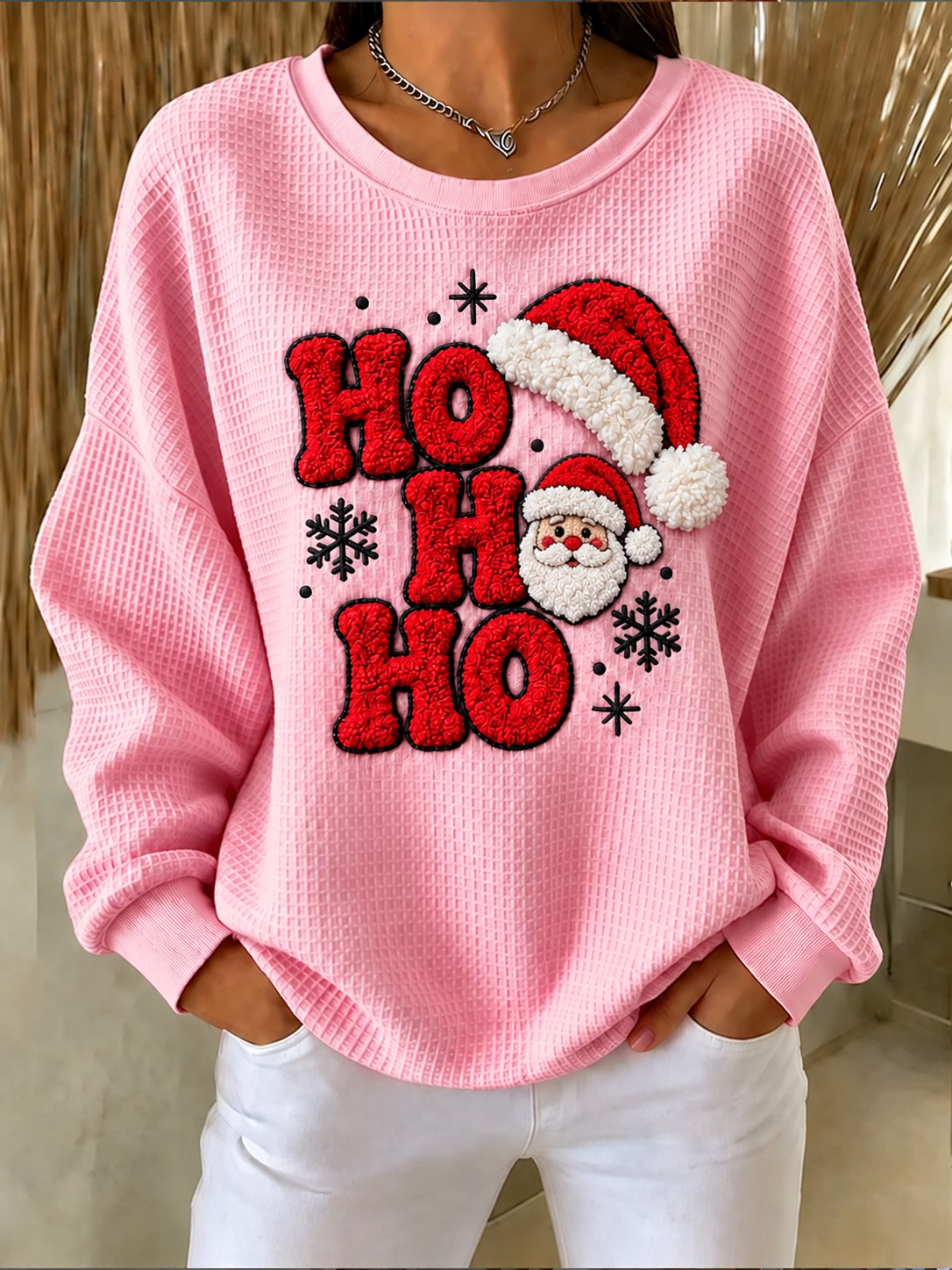 Women's Christmas Printed Casual Sweatshirt