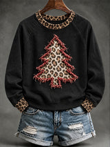 Women's Christmas Comfortable Raglan Sleeve Crew Neck Sweatshirt
