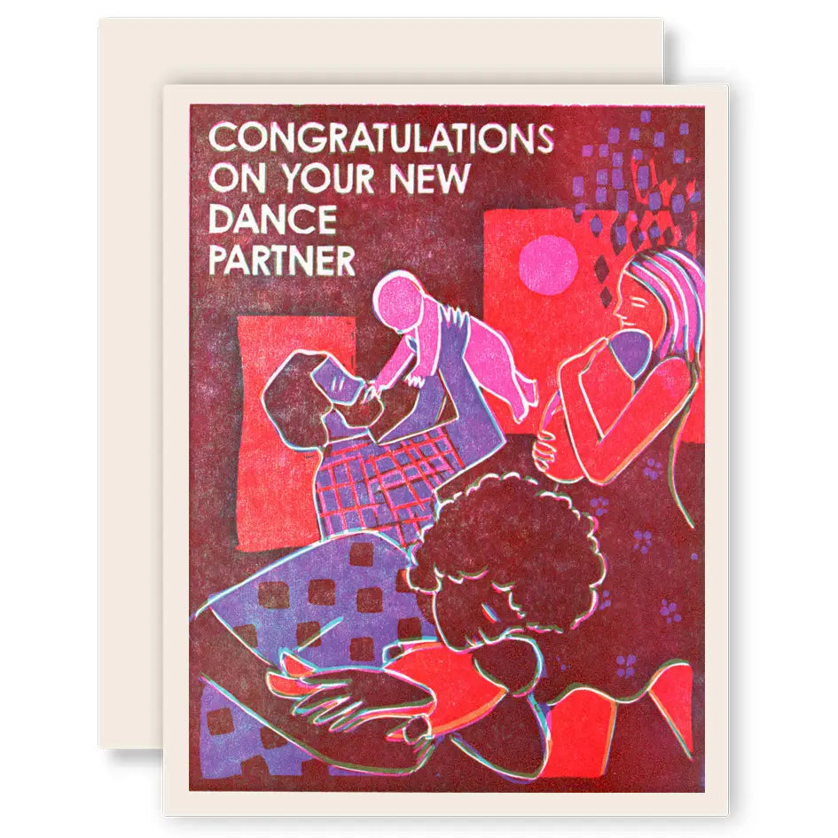 Congratulations On Your New Dance Partner (New Baby) Card