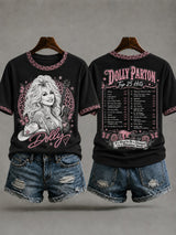 Women'S Country Music Legend Tribute Print T-Shirt