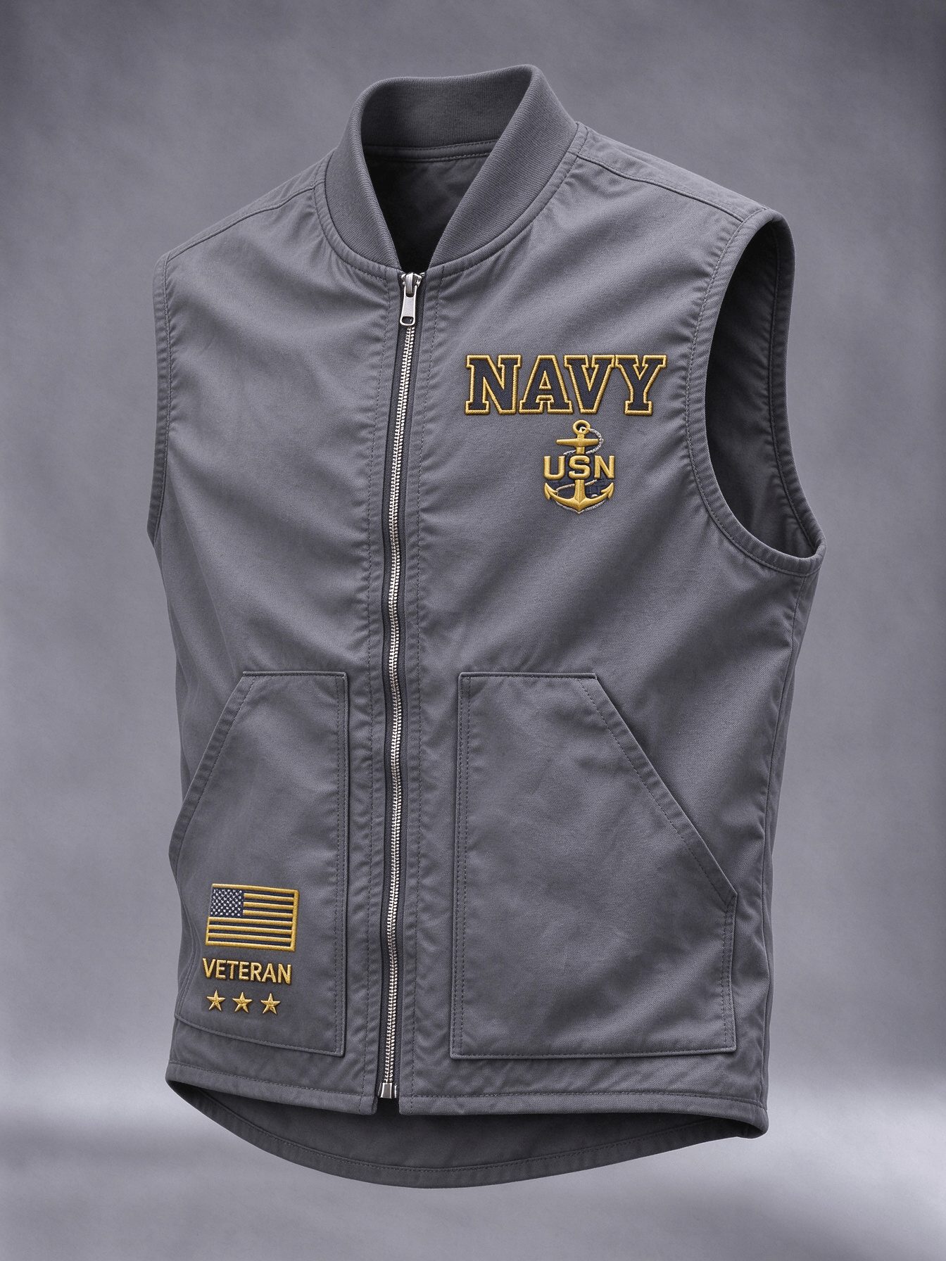 Men's Veteran Pride  Printed Vest