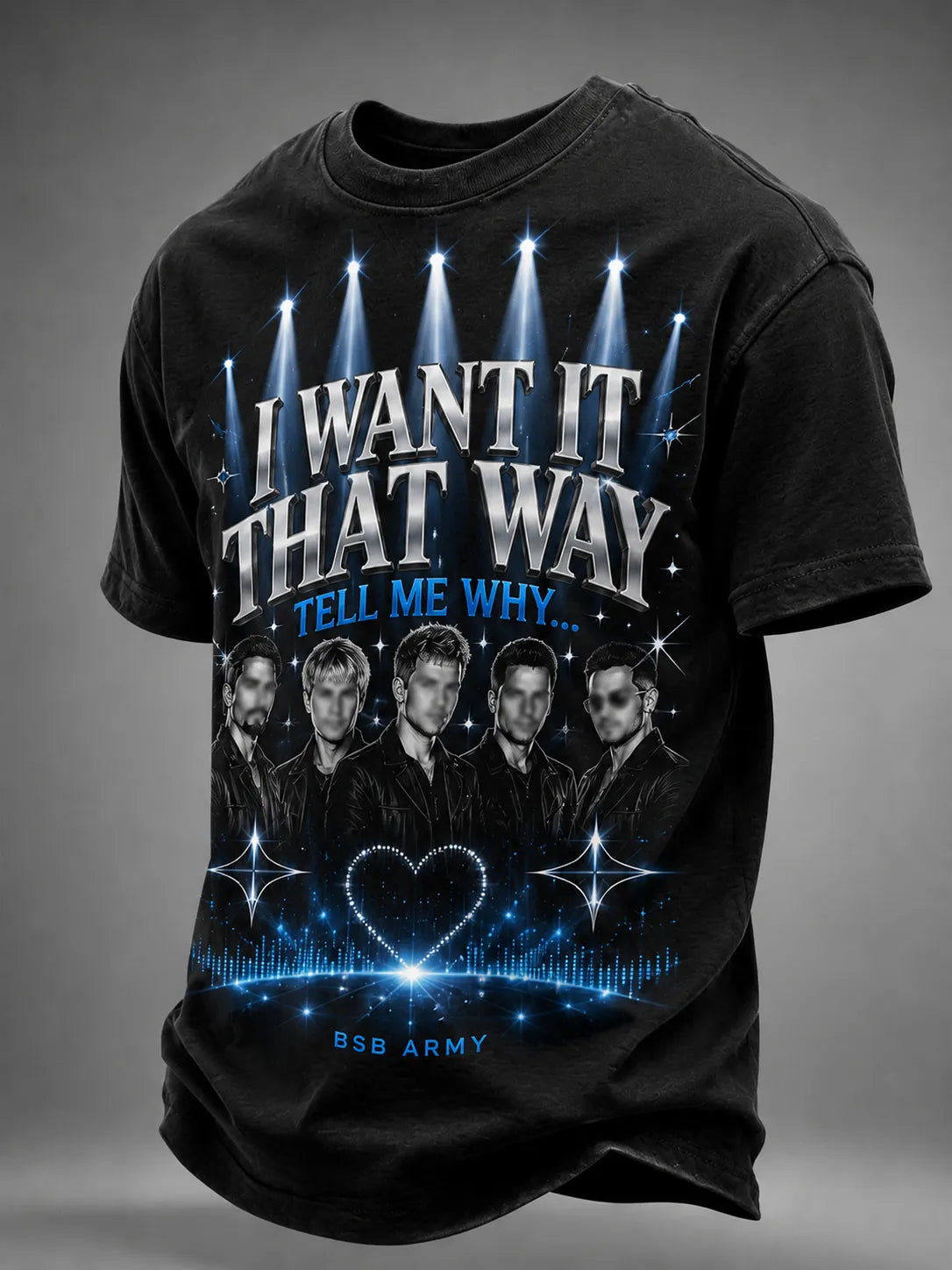 Herren-T-Shirt mit Musikmotiv