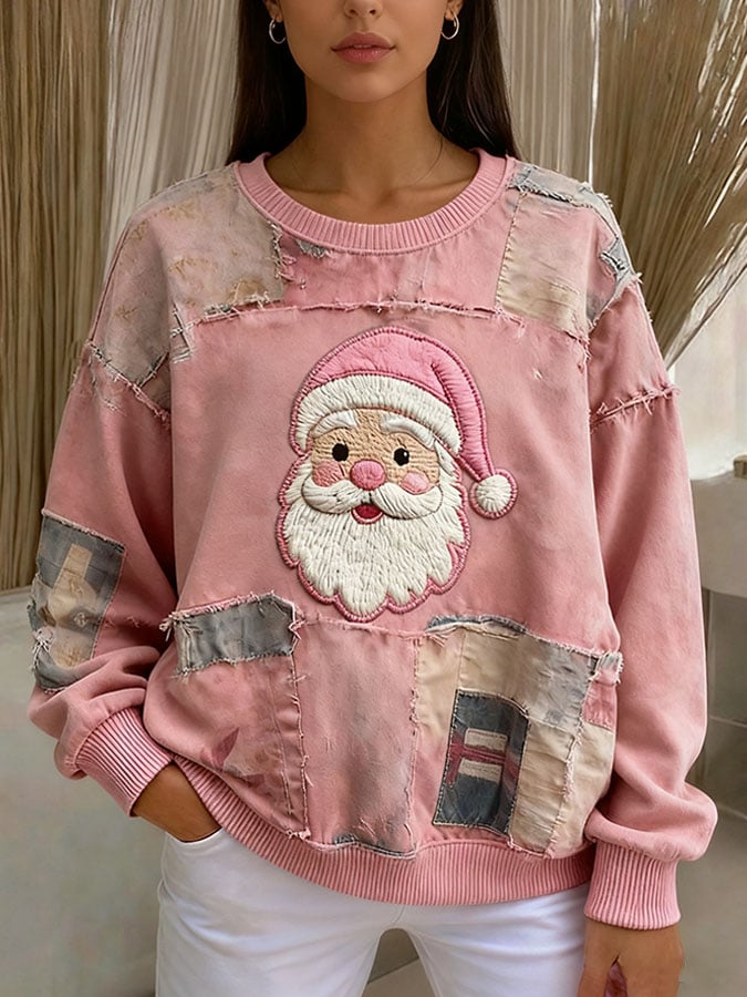 🦌Buy 3 Get 15% Off🦌Women's Casual Christmas Print Long Sleeve Sweatshirt