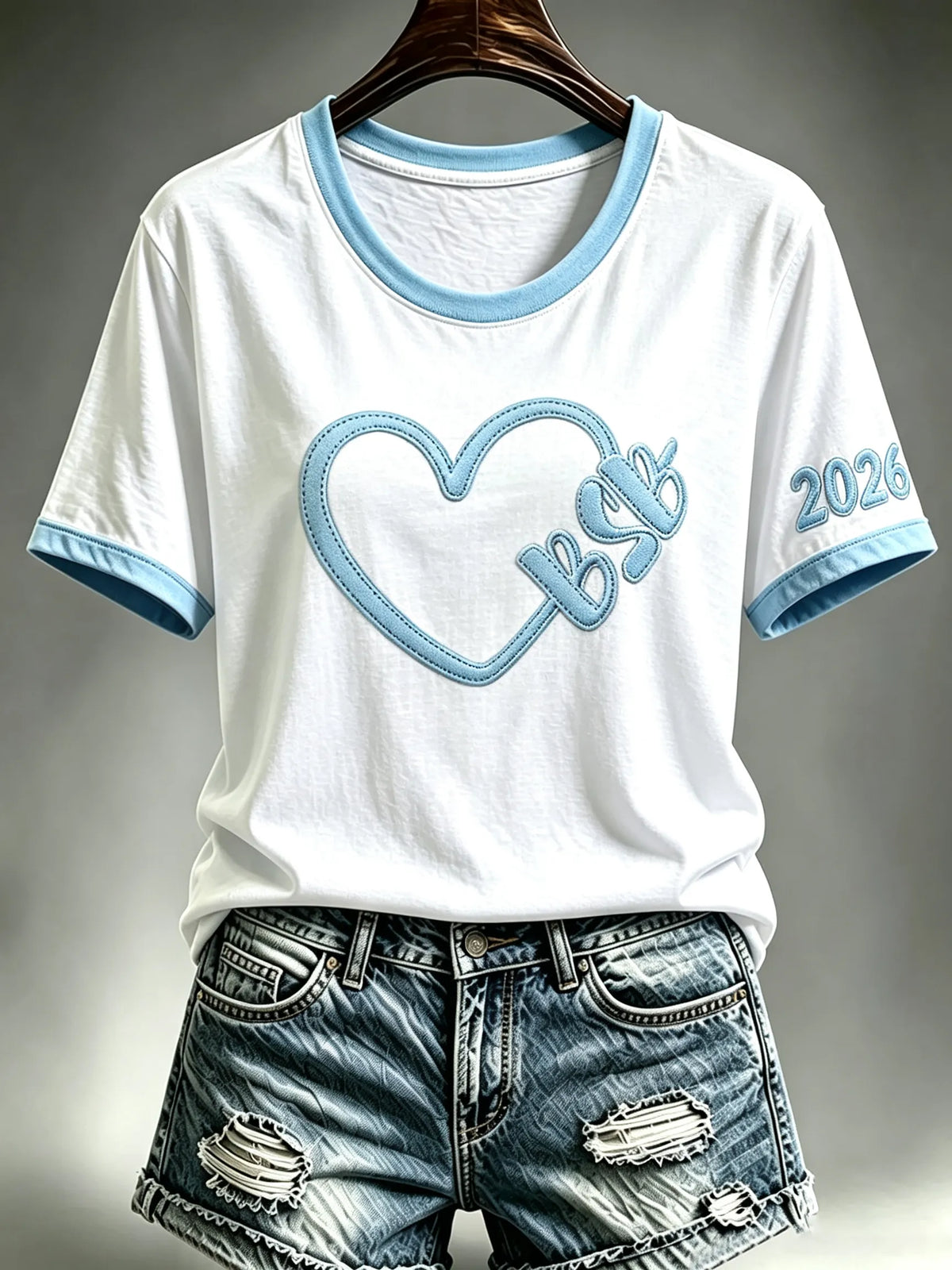 Bedrucktes Damen-T-Shirt