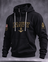 Men's American Veterans Print Hoodie