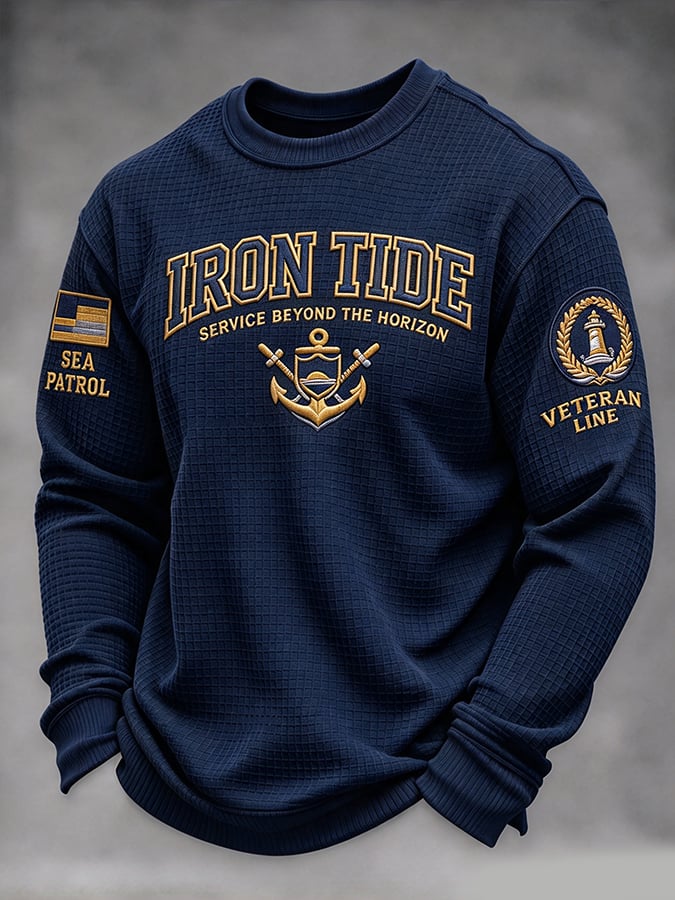 Men'S Veteran Graphic Casual Top