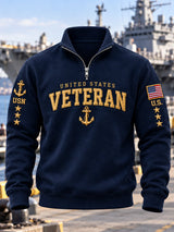 Men's U.S. Veterans Printed Sweatshirt