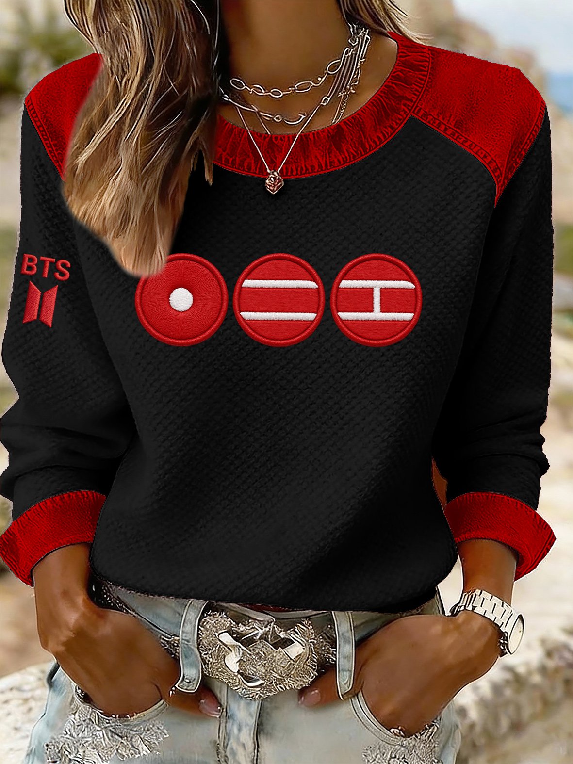 🔥Buy 3 Get 15% Off🔥Women'S 2026 Bts Comeback Printed Casual Sweatshirt