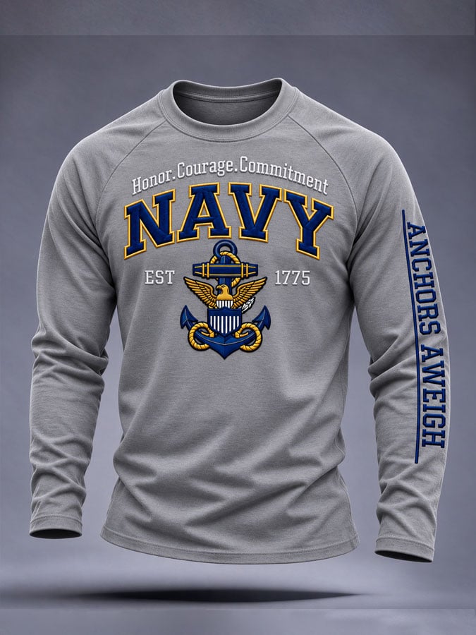 Men's U.S. Veterans Day Print Raglan T-Shirt