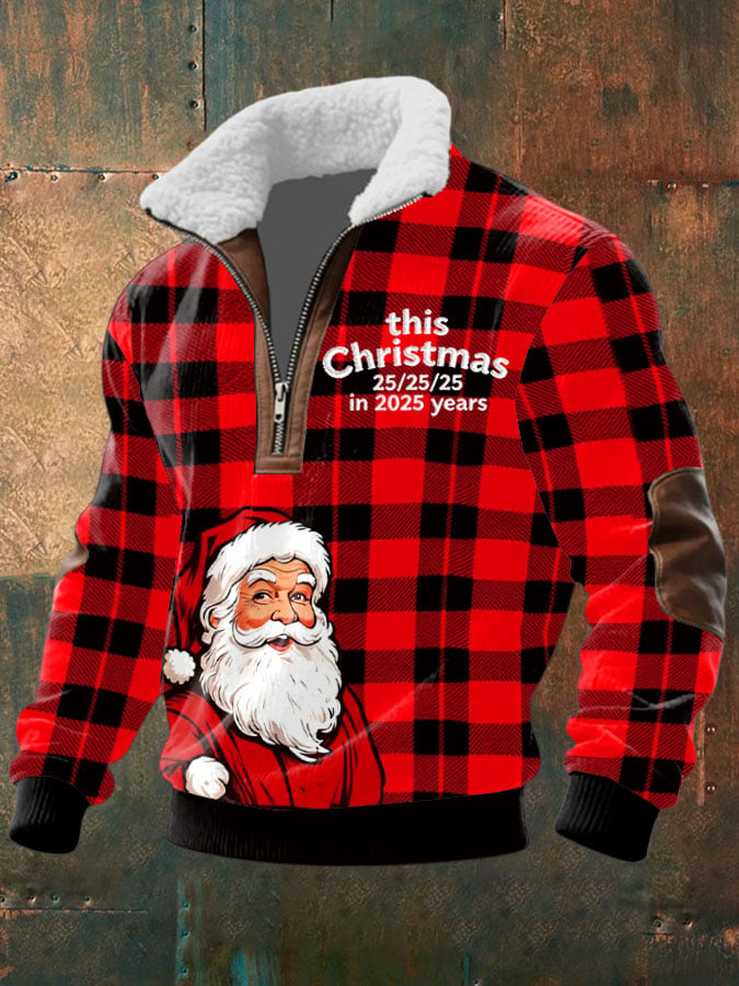 🔥Buy $69 save 10%🔥Men's Retro This Christmas 25/25/25 In 2025 Years Print Casual Sweatshirt