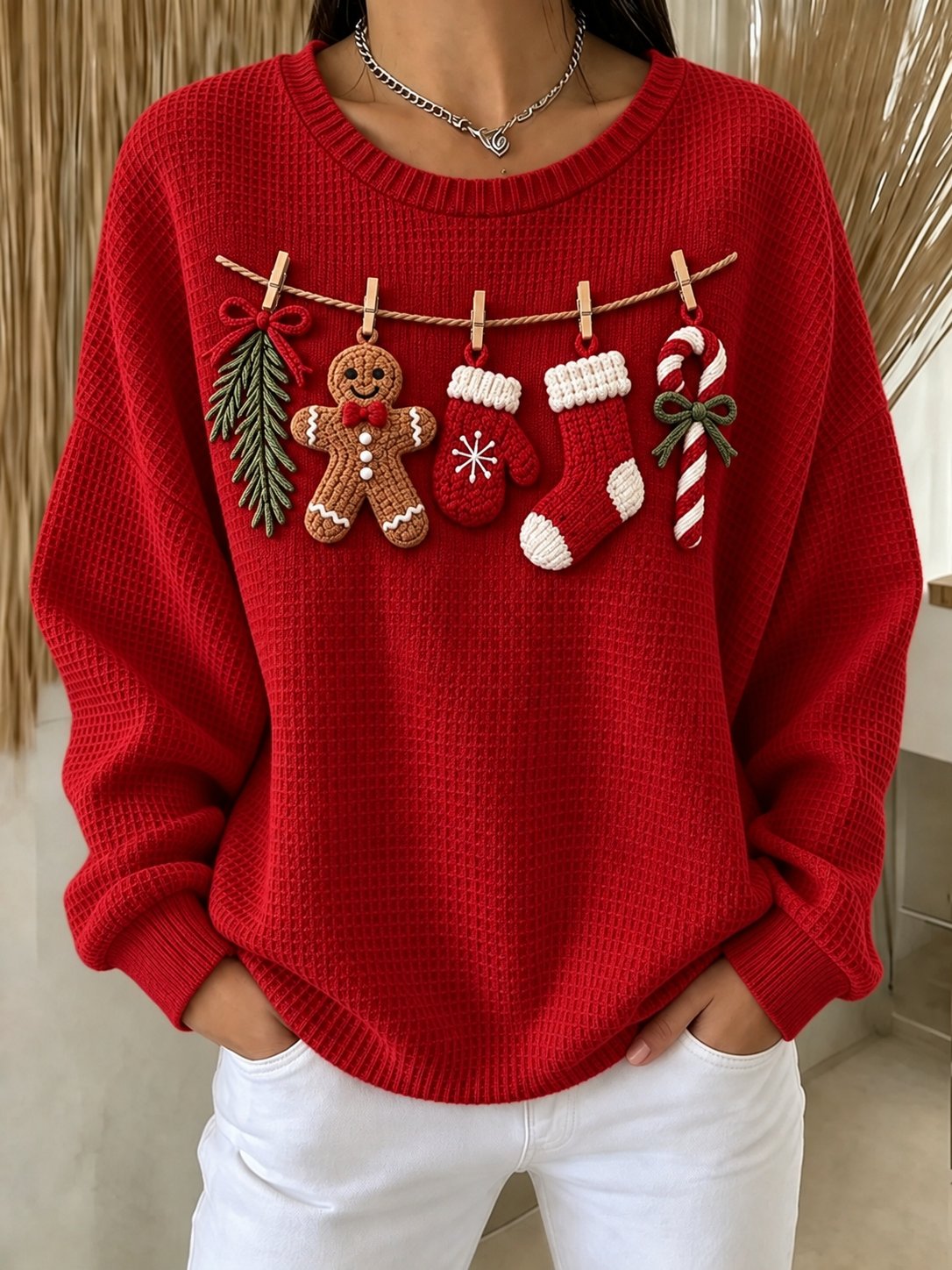 Women's Christmas Print Sweatshirt