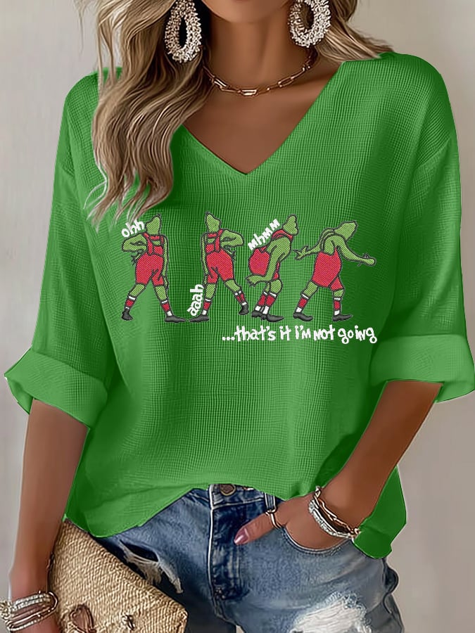 🦌Buy 3 Get 15% Off🦌Women's Retro That'S It I'M Not Going Print T-Shirt