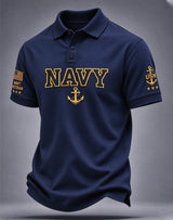 Men's U.S. Veterans Day Print Polo Shirt