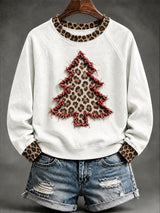 Women's Christmas Comfortable Raglan Sleeve Crew Neck Sweatshirt