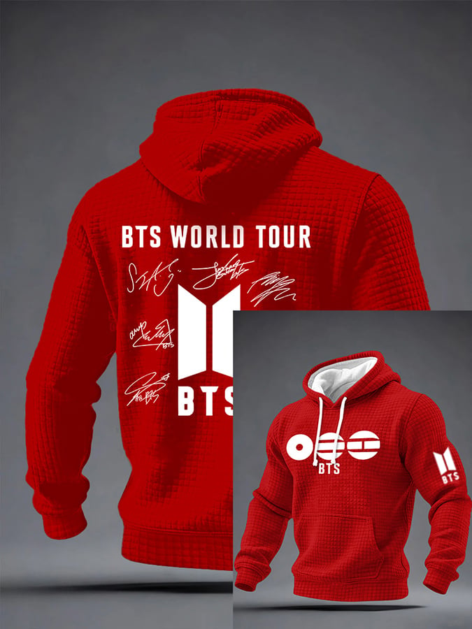 🔥Buy 3 Get 15% Off🔥Men'S 2026 Bts Comeback Printed Hoodie
