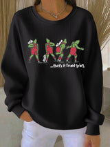 🦌Buy 3 Get 15% Off🦌Women's Retro That'S It I'M Not Going Print Round Neck Sweatshirt