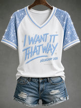Damen-T-Shirt mit Musik-Kunstdruck