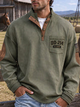 Men's Veteran DD-214 Print Sweatshirt