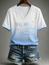 Damen-T-Shirt mit Musik-Kunstdruck
